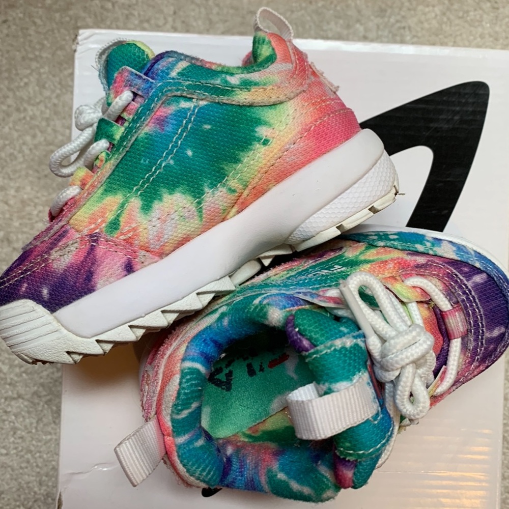 FILA DISRUPTOR II TIE Dye LIMITED EDITION SIZE 5